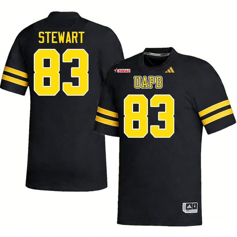 Arkansas-Pine Bluff Golden Lions #83 Ellis Stewart College Football Jerseys,Uniforms-Black